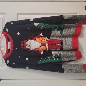 Santa Christmas sweater. Worn 1 or 2 times.
